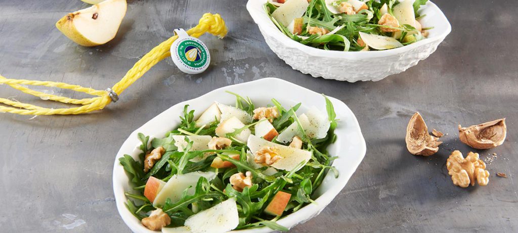 ricette di primavera Insalata di rucola con Provolone Valpadana