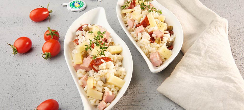 Ricette per pic-nic Insalata di riso con Provolone Valpadana