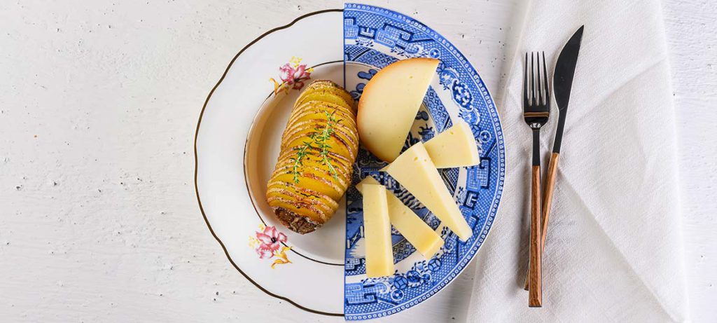 tipologie Provolone Valpadana dop Patate Hasselback